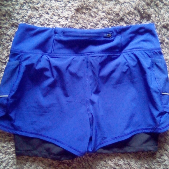 Athleta Ready Set Purple Active Shorts - Picture 15 of 15